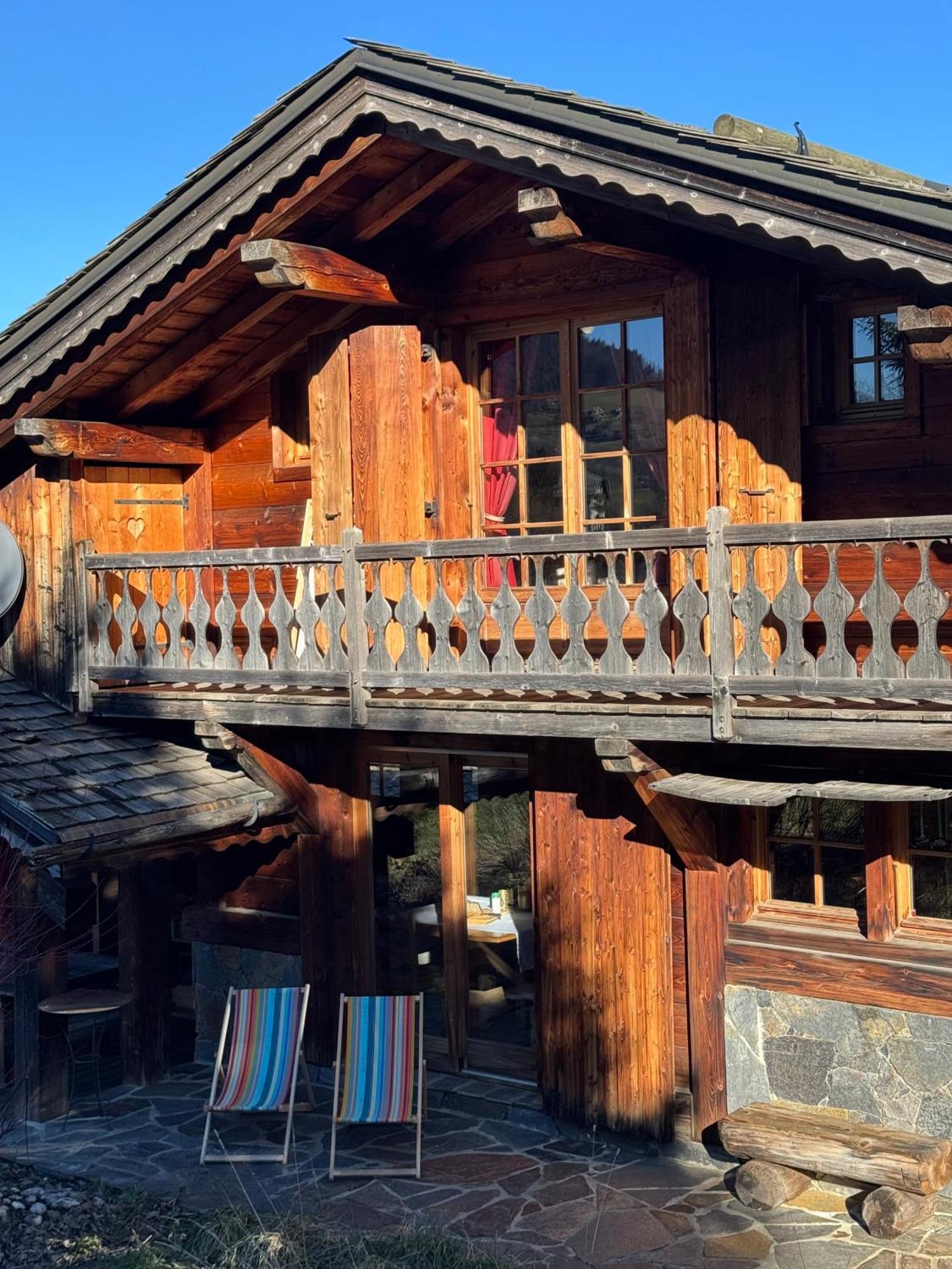 Chambres Et Mazots Du Chalet De Mado Megève Exteriér fotografie