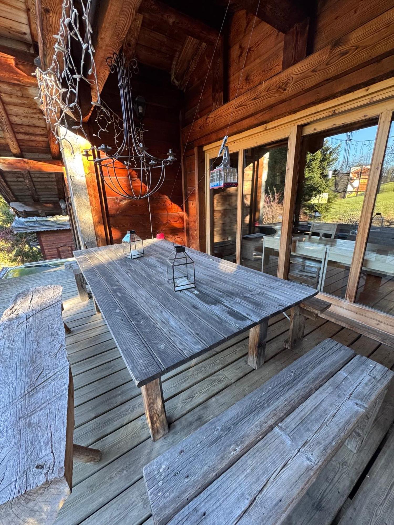 Chambres Et Mazots Du Chalet De Mado Megève Exteriér fotografie