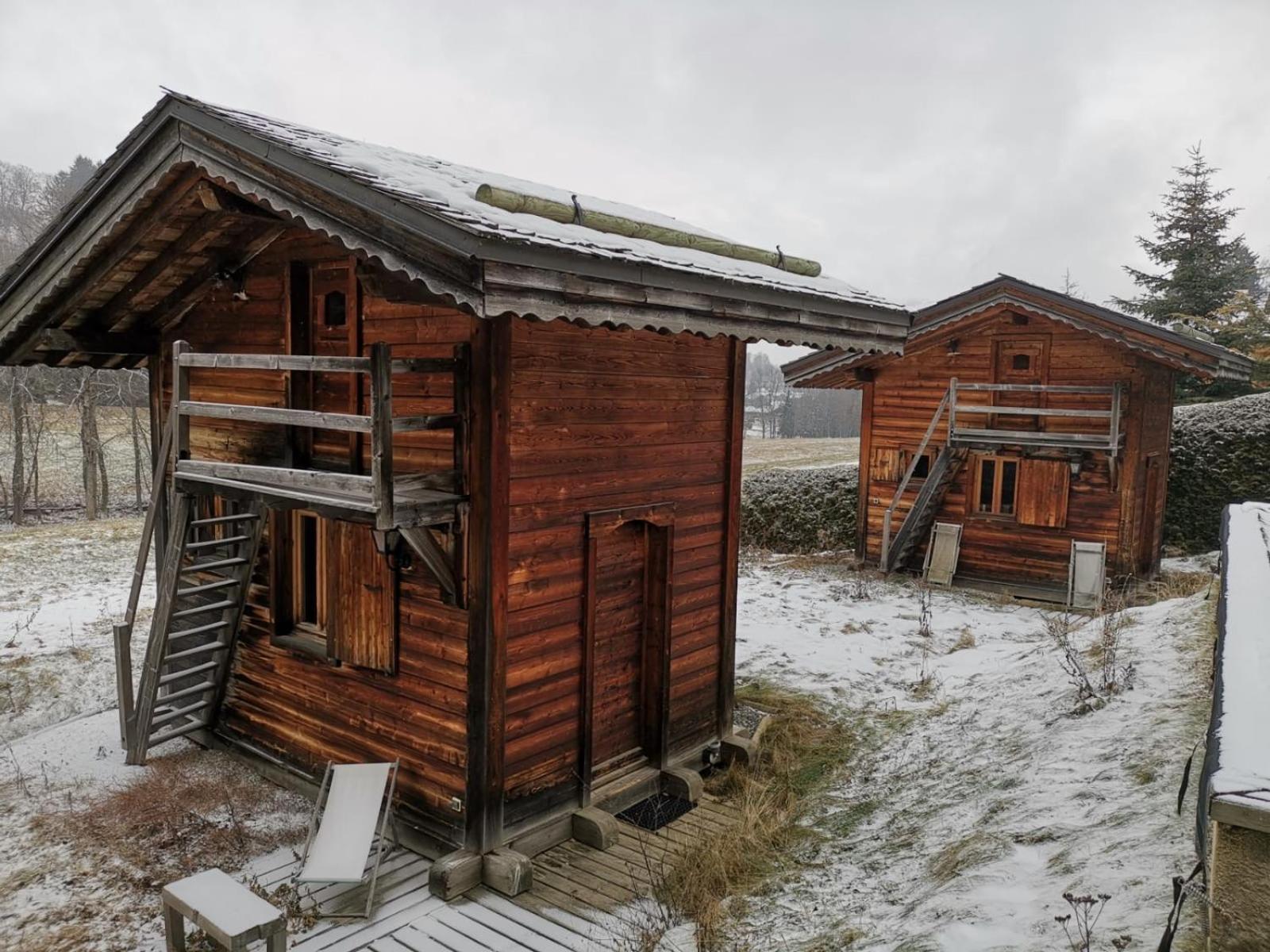 Chambres Et Mazots Du Chalet De Mado Megève Exteriér fotografie
